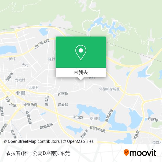 衣拉客(怀丰公寓D座南)地图