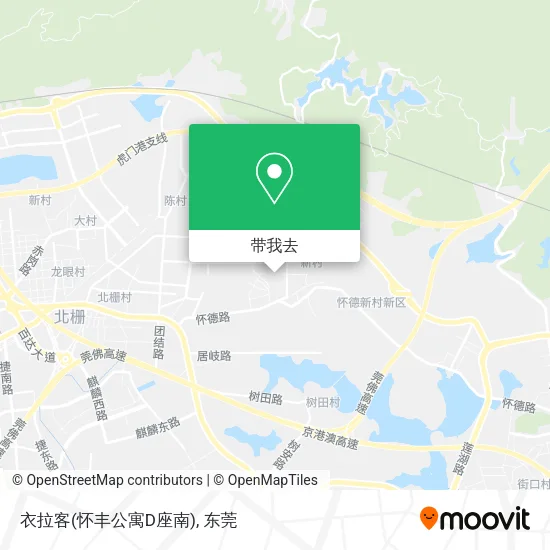 衣拉客(怀丰公寓D座南)地图