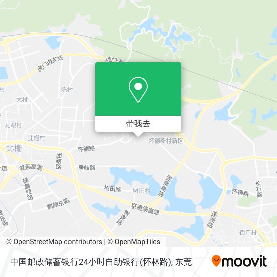 中国邮政储蓄银行24小时自助银行(怀林路)地图