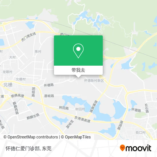 怀德仁爱门诊部地图