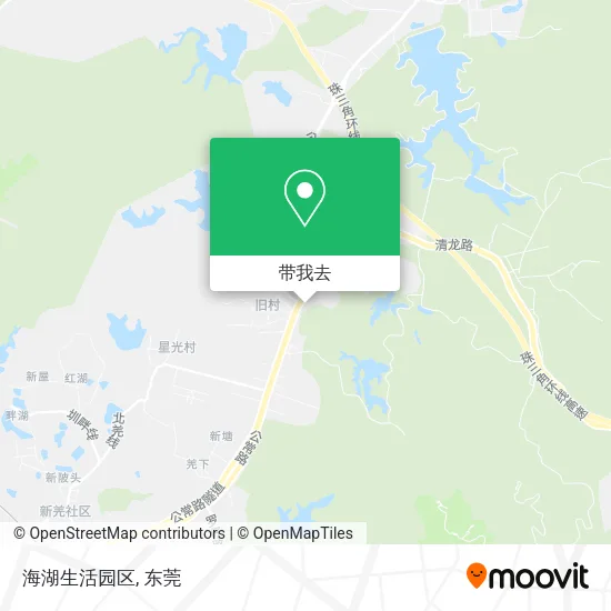 海湖生活园区地图