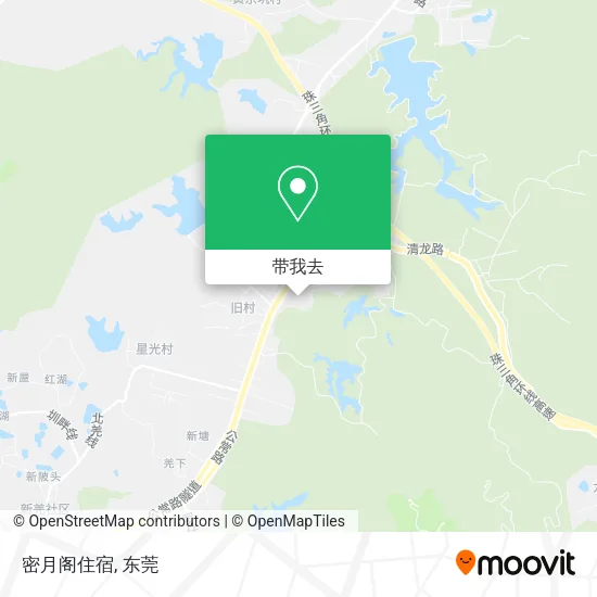 密月阁住宿地图