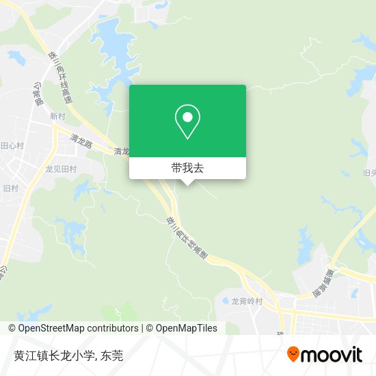 黄江镇长龙小学地图
