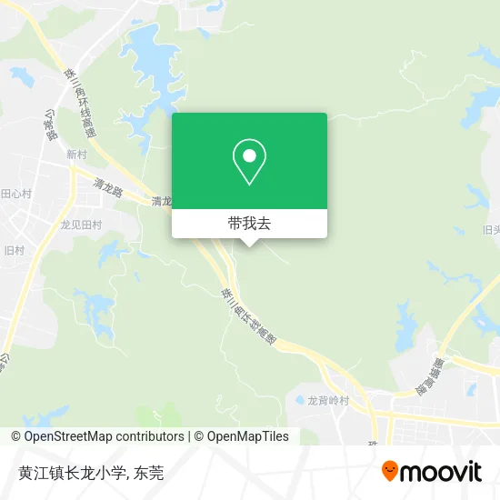黄江镇长龙小学地图