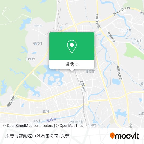 东莞市冠臻源电器有限公司地图