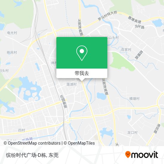 缤纷时代广场-D栋地图