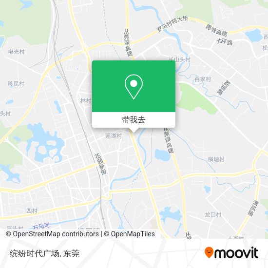 缤纷时代广场地图