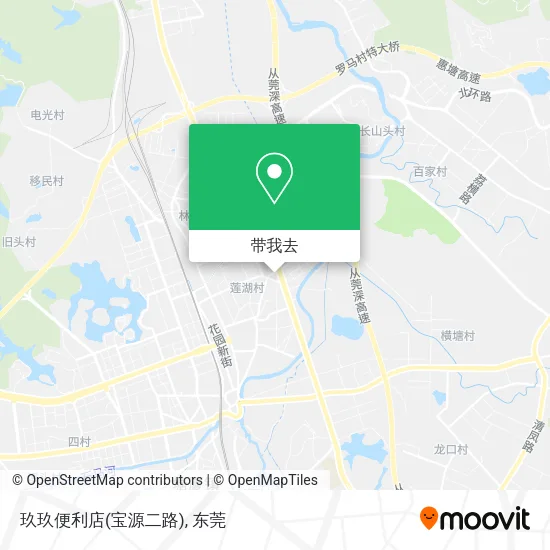 玖玖便利店(宝源二路)地图