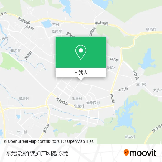 东莞清溪华美妇产医院地图