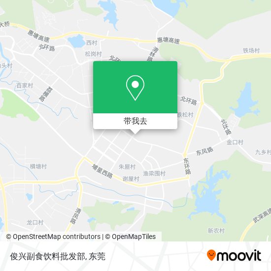 俊兴副食饮料批发部地图