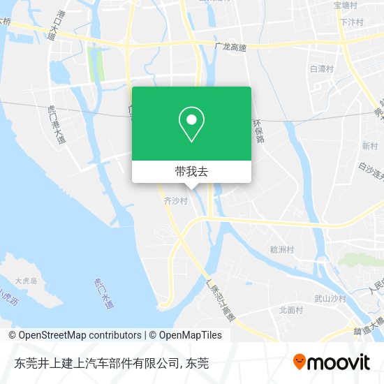 东莞井上建上汽车部件有限公司地图