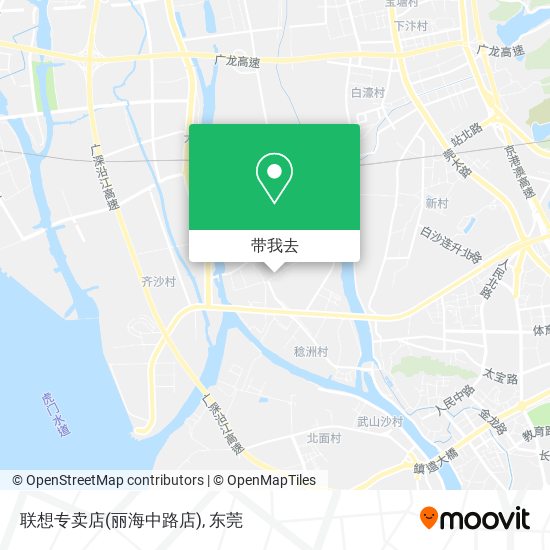 联想专卖店(丽海中路店)地图