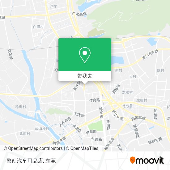 盈创汽车用品店地图