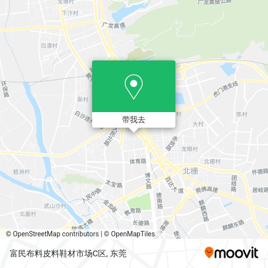 富民布料皮料鞋材市场C区地图