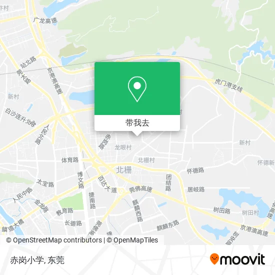 赤岗小学地图
