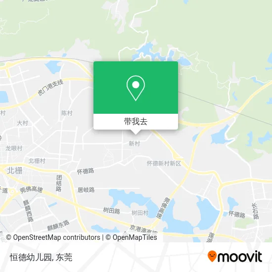 恒德幼儿园地图