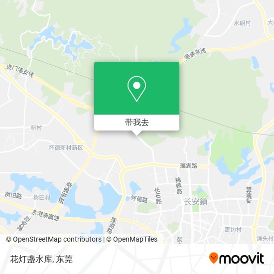 花灯盏水库地图