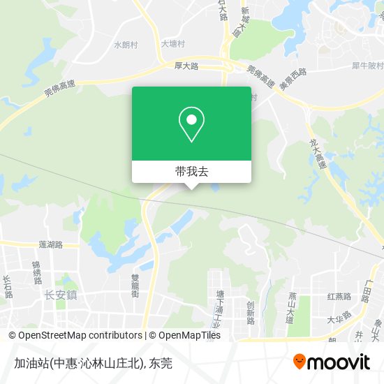 加油站(中惠·沁林山庄北)地图