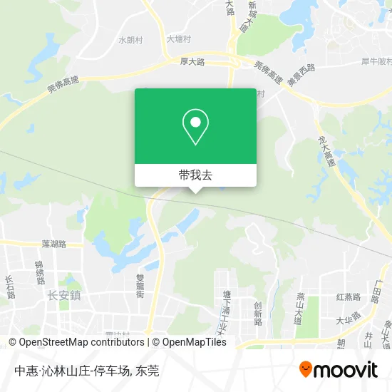 中惠·沁林山庄-停车场地图