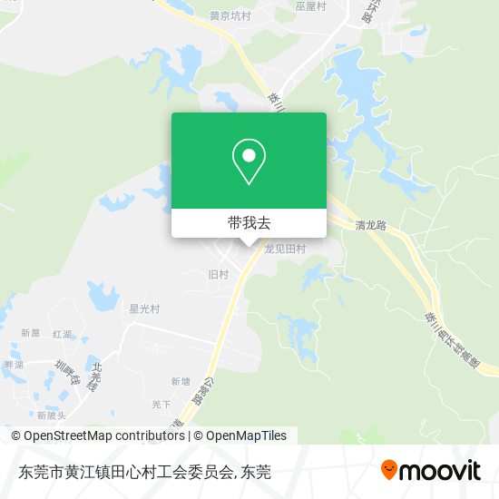 东莞市黄江镇田心村工会委员会地图