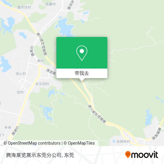 腾海展览展示东莞分公司地图