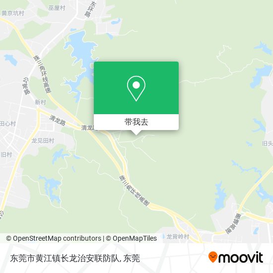 东莞市黄江镇长龙治安联防队地图