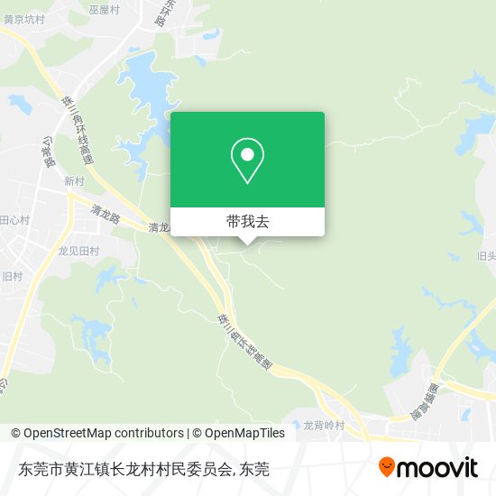 东莞市黄江镇长龙村村民委员会地图