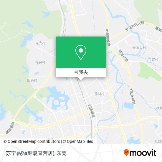 苏宁易购(塘厦直营店)地图