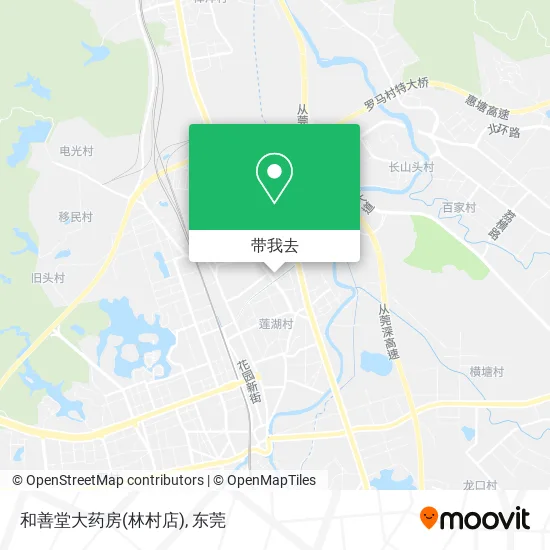 和善堂大药房(林村店)地图