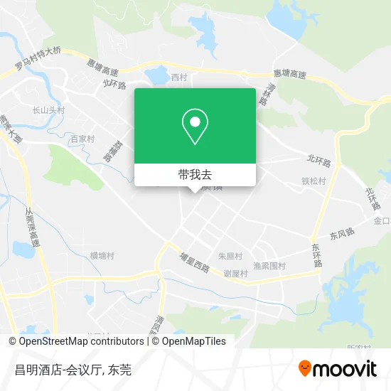 昌明酒店-会议厅地图