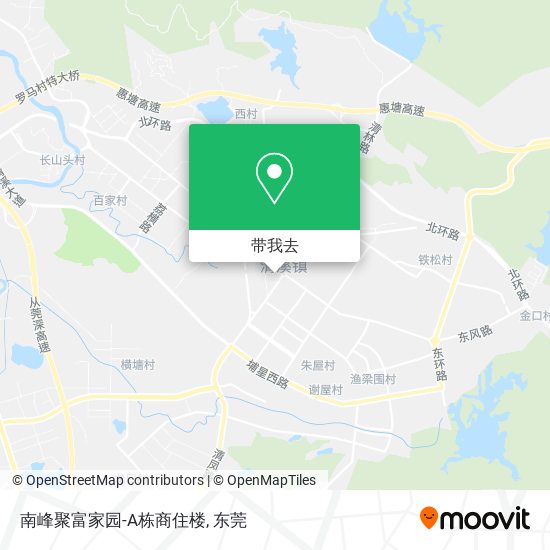 南峰聚富家园-A栋商住楼地图