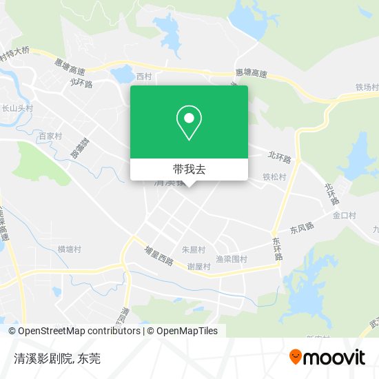 清溪影剧院地图