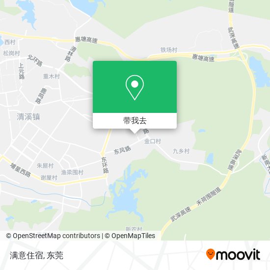 满意住宿地图