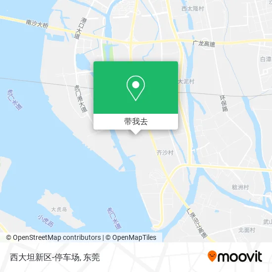 西大坦新区-停车场地图
