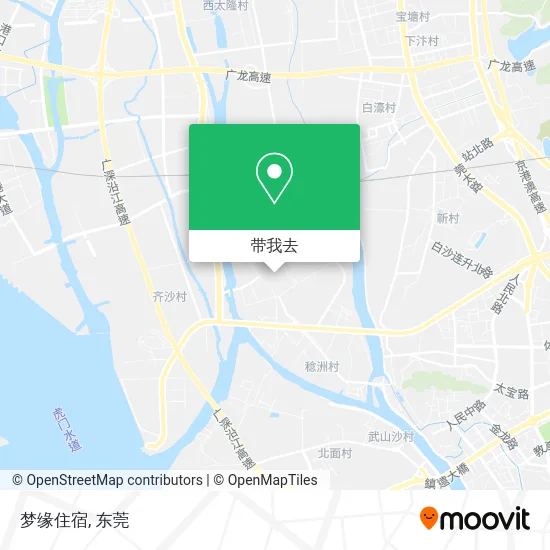 梦缘住宿地图