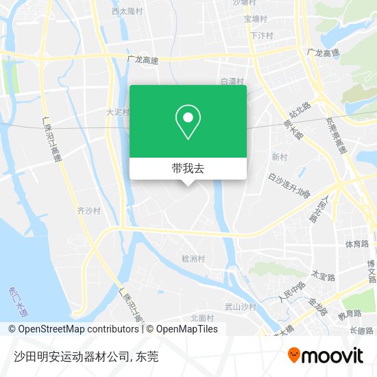 沙田明安运动器材公司地图