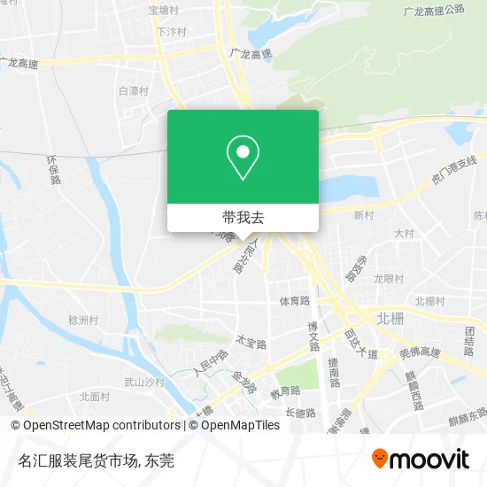名汇服装尾货市场地图