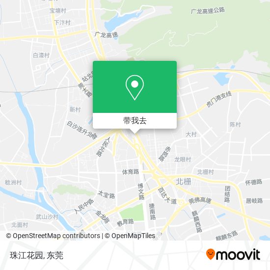 珠江花园地图