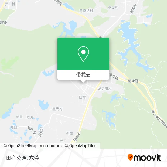 田心公园地图