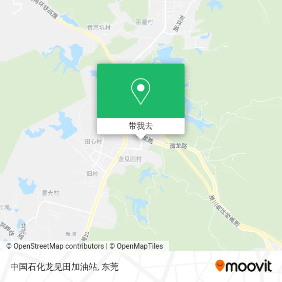 中国石化龙见田加油站地图