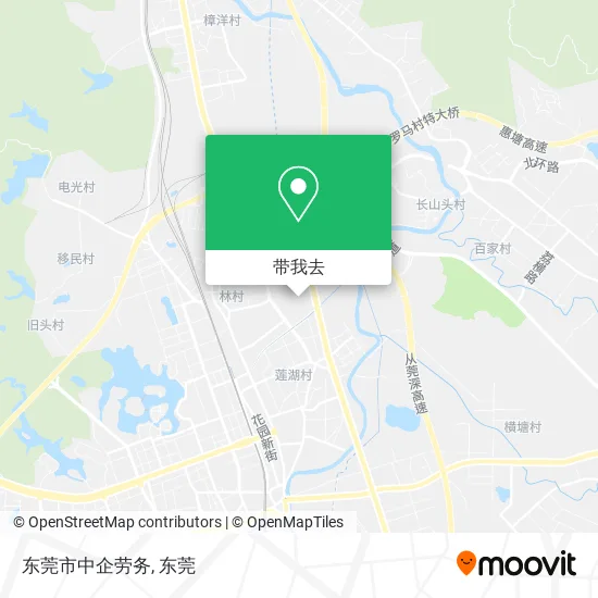 东莞市中企劳务地图