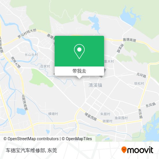 车德宝汽车维修部地图