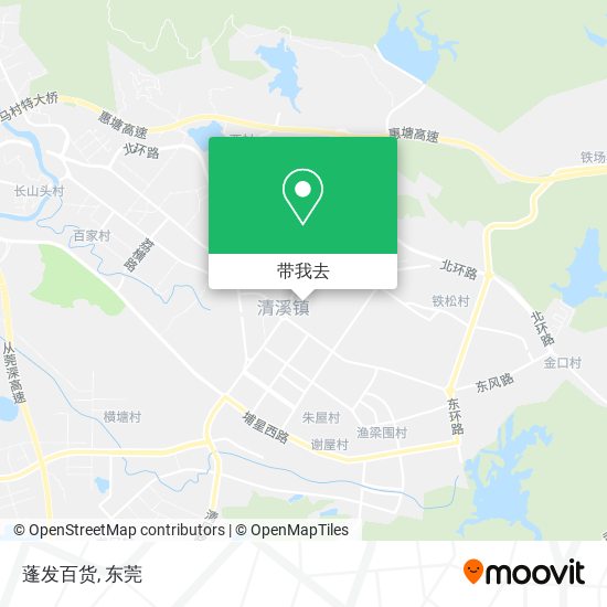 蓬发百货地图