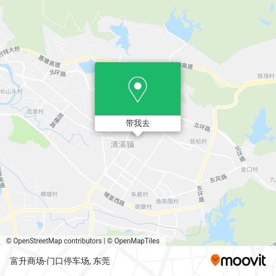 富升商场-门口停车场地图