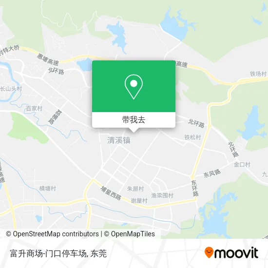 富升商场-门口停车场地图