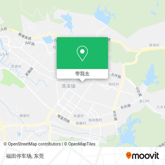 福田停车场地图