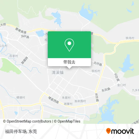 福田停车场地图