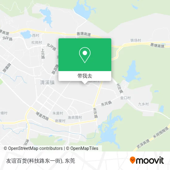 友谊百货(科技路东一街)地图