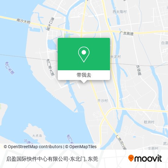 启盈国际快件中心有限公司-东北门地图