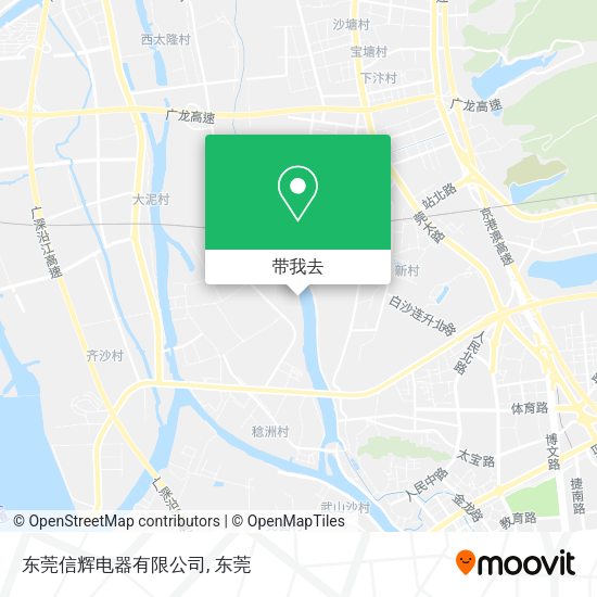 东莞信辉电器有限公司地图